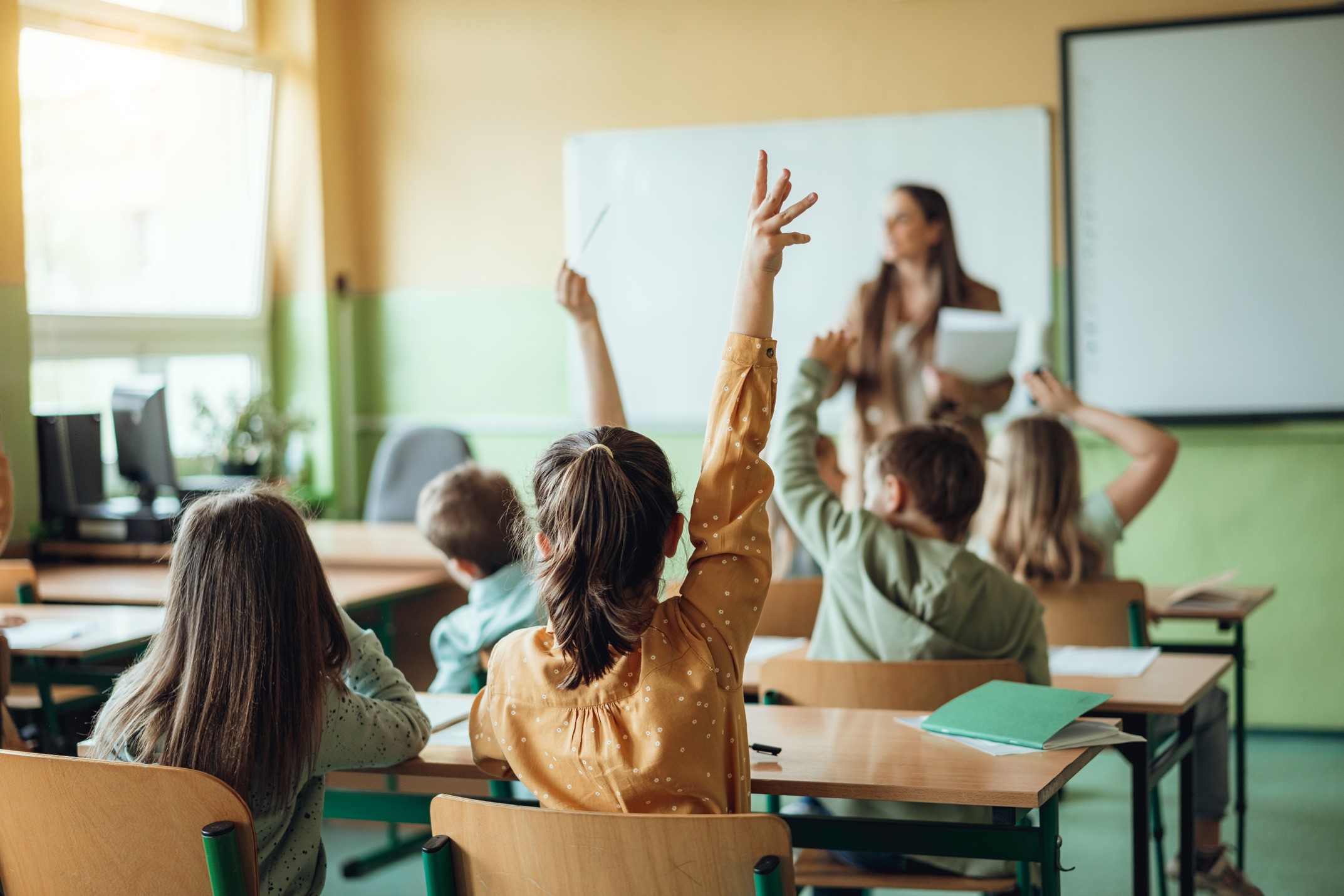 Teacher in classroom